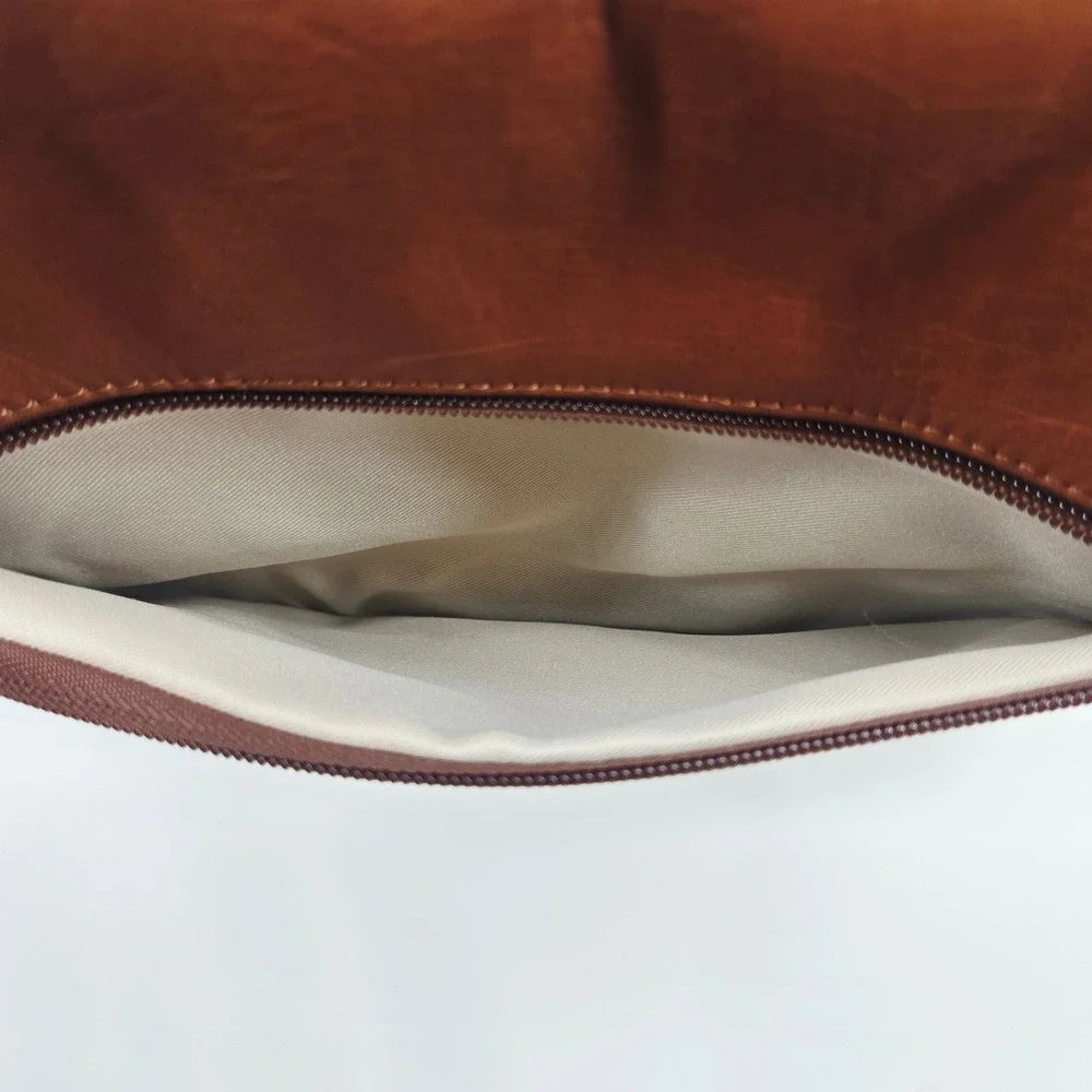 Boulder Ridge‎ Full Grain Leather Messenger Bag Vintage 90s Gorpcore Unisex